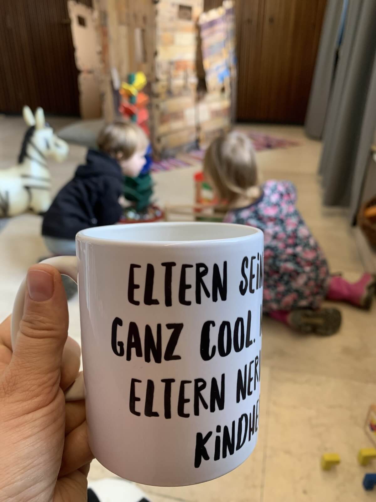 Lebensschritte Kaffeebecher